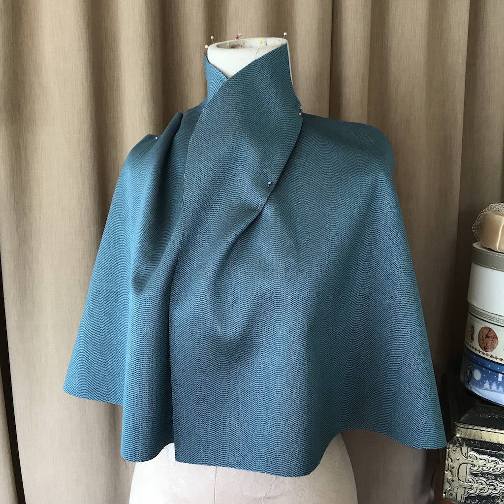 Water WIP draping cape